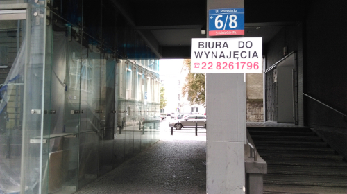 offices to let - Mazowiecka Str. and Dowcip Str.