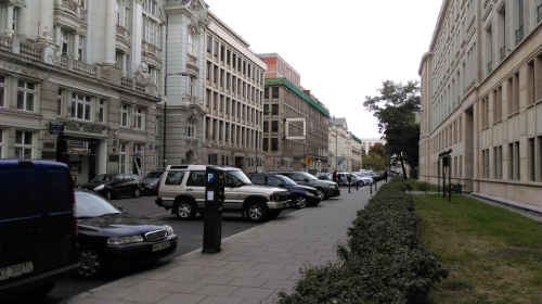 Czackiego Str. space to park your car