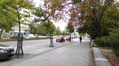 Swiętokrzyska Str. space to park your car