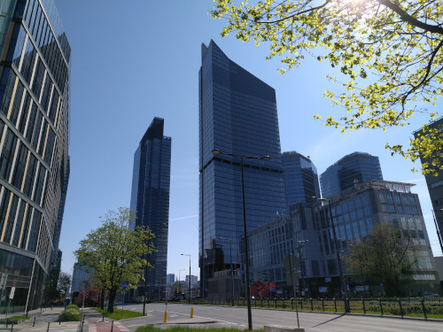 офисные здания, небоскребы - Warsaw Unit, Skyliner, The Warsaw HUB