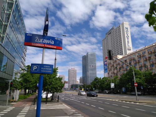 Biurowiec Widok Towers, Rotunda - centrum Warszawy, Aleje Jerozolimskie i Marszałkowska